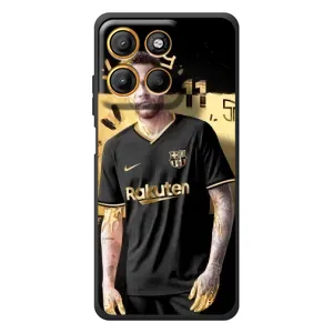 Силиконовый Чехол Motorola Moto G17 (Gold Neymar)