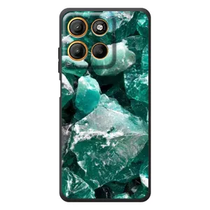 Чехол (Дорого -богато) на Motorola Moto G17 (Изумруд)