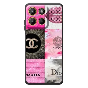 Чехол (Dior, Prada, YSL, Chanel) для Motorola Moto G17 (Модница)
