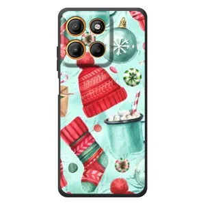Чехол Санта Клаус для Motorola Moto G17 (Одежда)