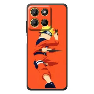Чехлы с принтом Наруто на Motorola Moto G17 (Силуэт Наруто)