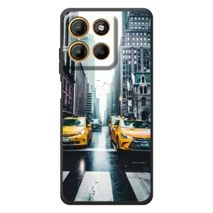Силиконовый бампер (Работники) на Motorola Moto G17 (Такси)