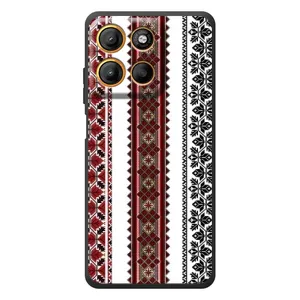 Силиконовый Чехол на Motorola Moto G17 с картинкой Вышиванки (Вышиваночки)