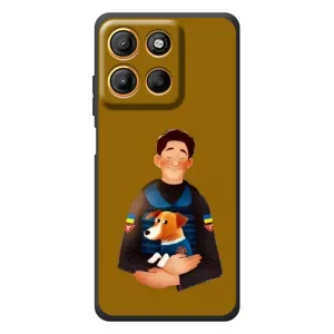 Чехол с принтом для Motorola Moto G17 (ЗСУ Патрон)