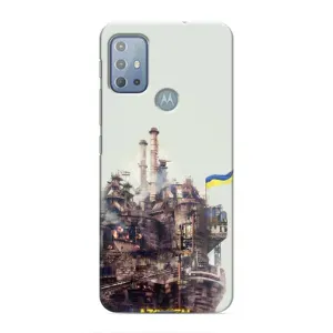 Чехлы на военную тематику для Motorola MOTO G20 (Азовсталь)