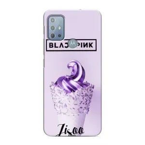 Чехлы с картинкой для Motorola MOTO G20 (BLACKPINK lisa)