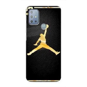 Силиконовый Чехол Nike Air Jordan на Моторола Мото джи 20 (Джордан 23)