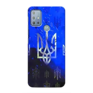 Чехол Укр Символика для Motorola MOTO G20 (Герб)