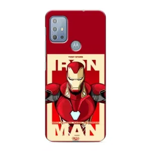 Чехол Супергерой Железный человек на Motorola MOTO G20 (Iron man)