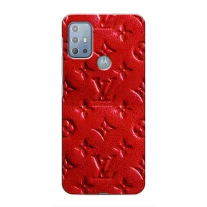 Текстурный Чехол Louis Vuitton для Моторола Мото джи 20