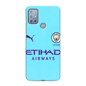 Силиконовые Чехлы принт Футбол на Motorola MOTO G20 (Man City)