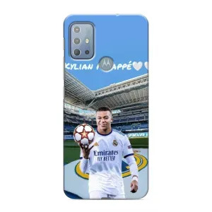 Чехол (TPU) с Футболистом на Motorola MOTO G20 (Mbappe Real)