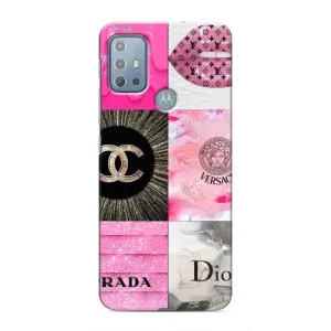 Чехол (Dior, Prada, YSL, Chanel) для Motorola MOTO G20 (Модница)