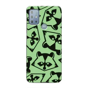 Силіконовий Чохол з Энотами  на Motorola MOTO G20 (Мордочки Єнота)