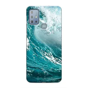 Летний Чехол на Motorola MOTO G20 (Морская волна)