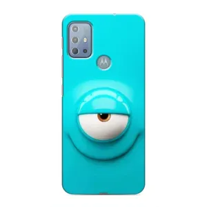 Силиконовые Чехлы (смешные стикеры) для Motorola MOTO G20 (Одноглазик)