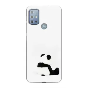 Чехлы с Пандами на Motorola MOTO G20 (Панда обиделся)