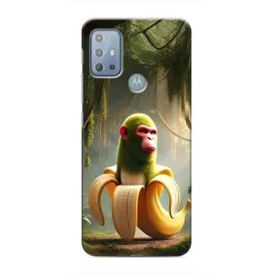 Чехол с мемами тралалело тралала для Motorola MOTO G20 (Шимпанзини бананини)