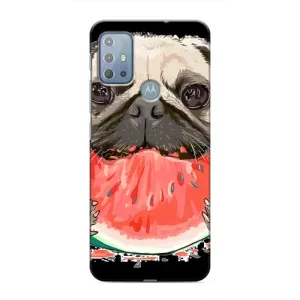 Чехол (ТПУ) Милые собачки для Motorola MOTO G20 (Смешной Мопс)