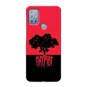 Чехлы УПА (Красно-Чёрный) на Motorola MOTO G20 (УПА Патриот)