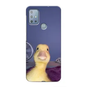 Бампер с принтом Мемы для Motorola MOTO G20 (Утка)