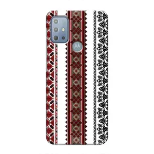 Силиконовый Чехол на Motorola MOTO G20 с картинкой Вышиванки (Вышиваночки)