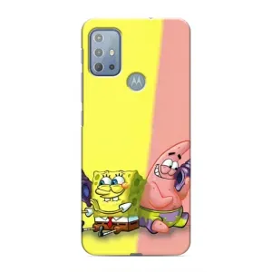 Чехлы с Патриком на Motorola MOTO G20 (Звонок)