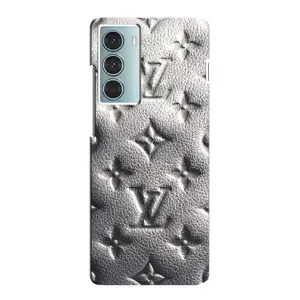 Текстурный Чехол Louis Vuitton для Мото Джи 200 (Бежевый ЛВ)