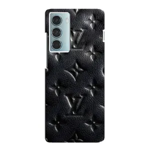 Текстурный Чехол Louis Vuitton для Мото Джи 200 (Черный ЛВ)