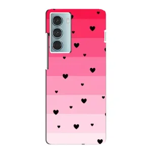 Чехлы с тематикой "Маленькие Сердечки" на Motorola MOTO G200 (Чорные сердечки)
