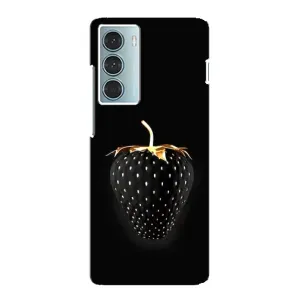Чохол з зображенням смачної їжі для Motorola MOTO G200 (Чорна полуниця)