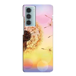 Силиконовый Чехол с одуванчиками на Motorola MOTO G200 (Цветок-одуванчик)