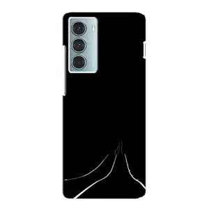 Чехол с картинками на черном фоне для Motorola MOTO G200 (Дорога)