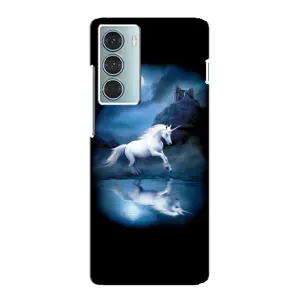 Чехол Unicorn на Motorola MOTO G200 (Единорог)