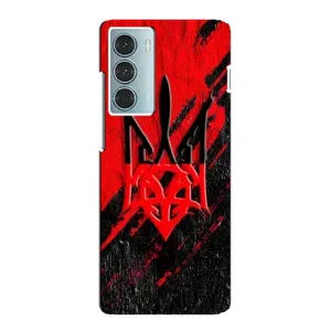 Чохли УПА (Червоно-Чорний) на Motorola MOTO G200 (Герб в кольорах УПА)