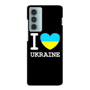 Чехол с Украинской символикой на Мото Джи 200 (I Love Ukraine)