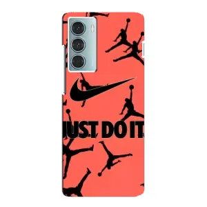 Силиконовый Чехол Nike Air Jordan на Мото Джи 200 (Just Do It)