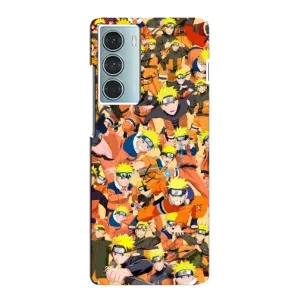 Чехлы с принтом Наруто на Motorola MOTO G200 (Коллаж Наруто)