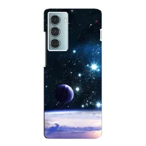 Чехол (ТПУ) с планетами на Motorola MOTO G200 (Космический вид)
