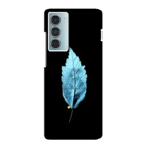 Чехол с картинками на черном фоне для Motorola MOTO G200 (Листочек)