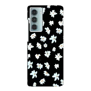 Чехол с ромашками на Motorola MOTO G200 (Маленькие ромашки)