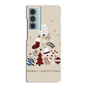 Чехол Санта Клаус для Motorola MOTO G200 (Merry Christmas)