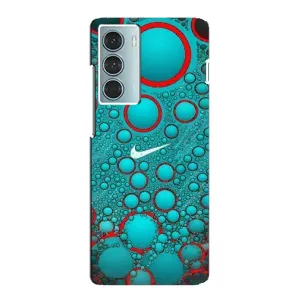 Силиконовый Чехол на Motorola MOTO G200 с картинкой Nike (Найк зеленый)