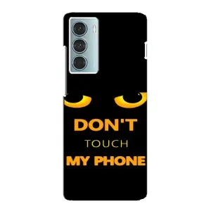 Чохол з Прикольним Принтом на Motorola MOTO G200 (Не чіпай мій телефон)