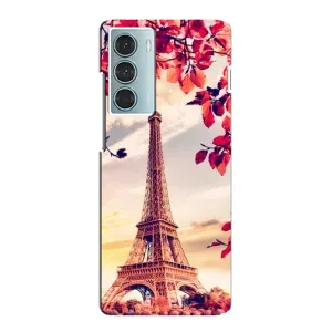 Чехол с Эйфелевой башней на Motorola MOTO G200 (Paris photo)