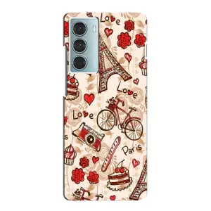 Чехол с Эйфелевой башней на Motorola MOTO G200 (Париж мечта)