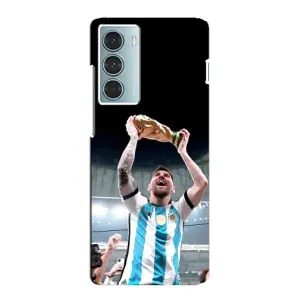 Чехлы Лео Месси Аргентина для Motorola MOTO G200 (Счастливый Месси)