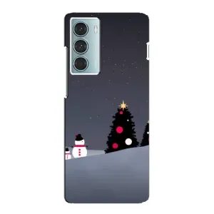 Чехлы на Новый Год Motorola MOTO G200 (Снеговички)