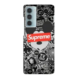 Чехол с Брендами одежды на Мото Джи 200 (Supreme Маус)