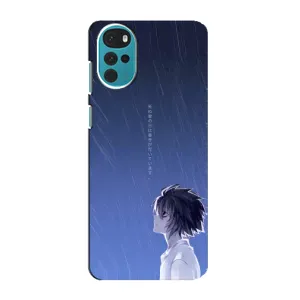 Чехол с персонажами АНИМЕ на Motorola MOTO G22 (Anime L)